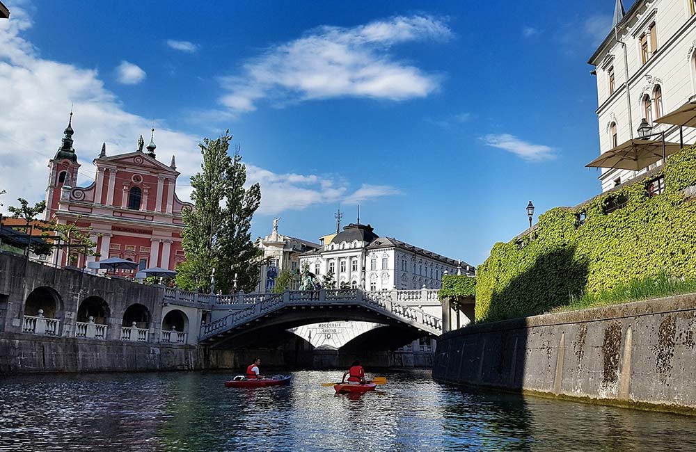 Die Hauptstadt Sloweniens: Ljubliana