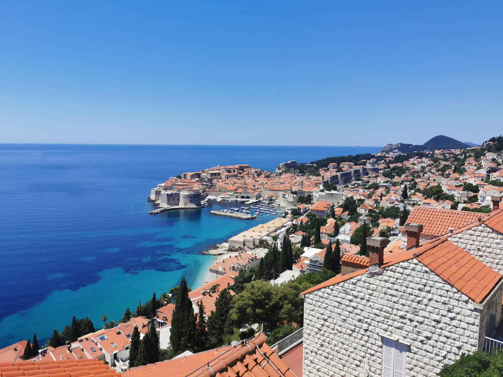 Die roten Dächer von Dubrovnik